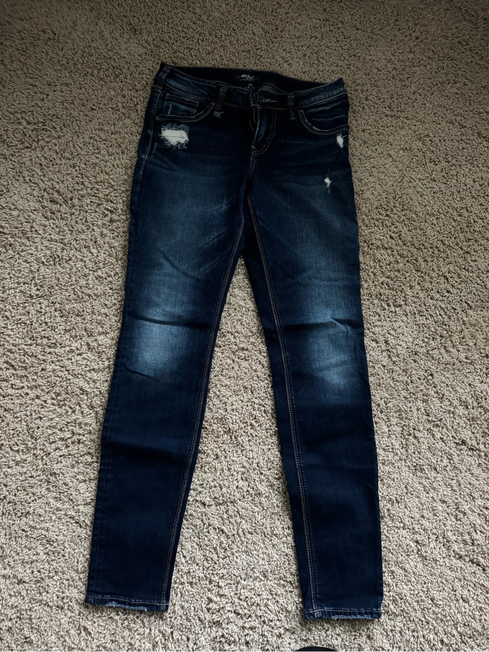 Silver Jeans Dark Indigo Women's Skinny Jeans 28/29